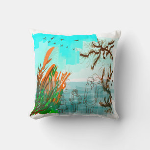 Coussin Temps De Plaisir Avec Grand-Mère Vue Extérieure Co