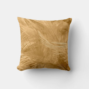 Coussin Tendances vintages Brown de couleur de poulet text