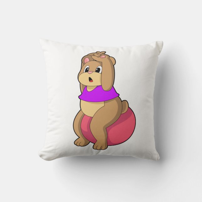 Coussin Tenez-vous en forme avec l'exercice ball.PNG (Recto)