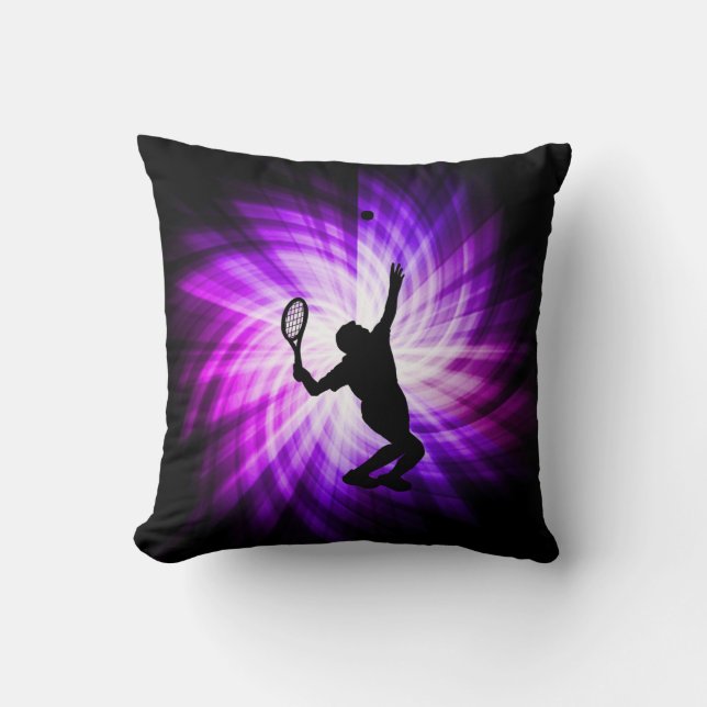Coussin Tennis pourpre frais (Recto)