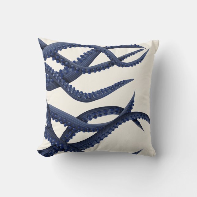 Coussin Tentacles géants de pieuvre (Recto)