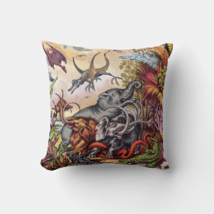 Coussin Terrain de jeu préhistorique