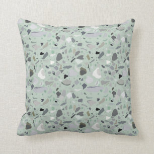 Coussin Terrazzo Motif Art déco Mi-siècle