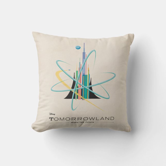 Coussin Terre De Tomorrowland : Rendre L'Avenir (Recto)