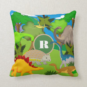 Coussin Terre Dinosaure Personnalisée