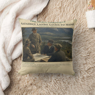 Coussin Terres de Katahdin données au Maine   3 mars 1931 