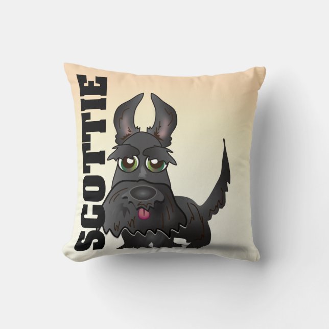 Coussin Terrier écossais (Recto)