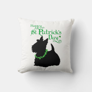 Coussin Terrier écossais de la Saint-Patrick
