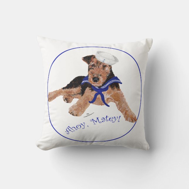 Coussin Terrier Sailor (Recto)