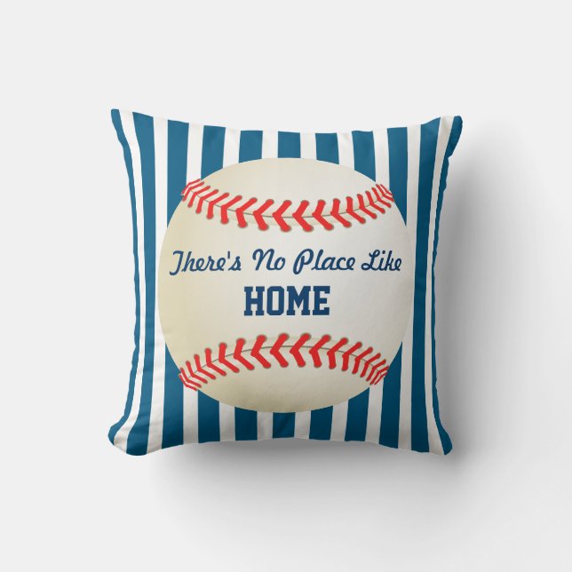 Coussin Test maison de base-ball aucun endroit comme la (Recto)
