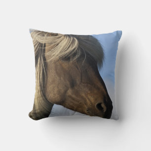 Coussin Tête de cheval islandais, Islande