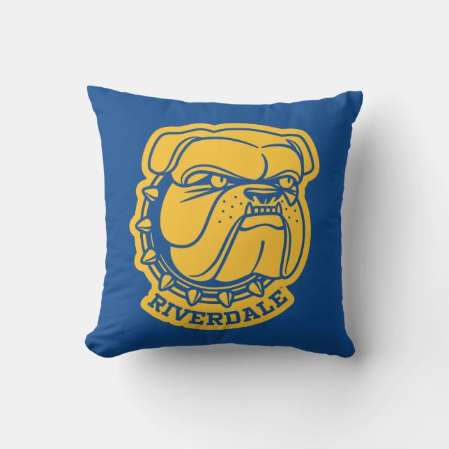 Coussin Tête de Riverdale Bulldog (Recto)