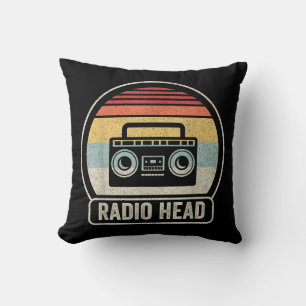 Coussin Tête radio Vintage