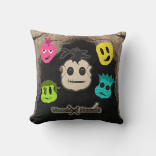 Coussin Têtes vaudou ~ Grotte