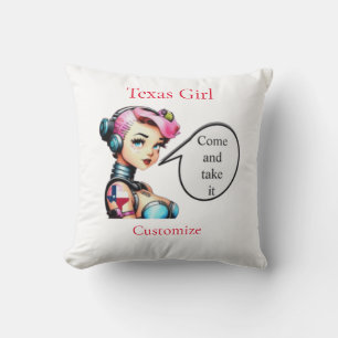Coussin Texas Girl Thunder_Cove