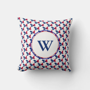 Coussin TEXAS USA Christian Blessed Nation Monogramme Cust