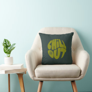 Coussin Texte à la main en forme de boule