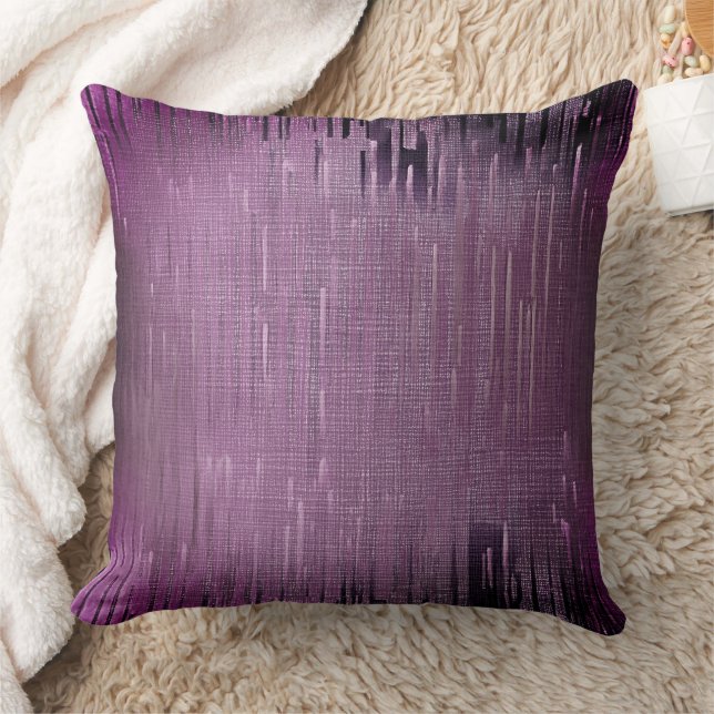 Coussin Texture abstraite violette (Couverture)