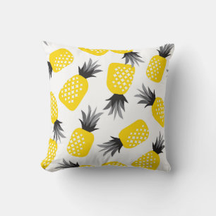 Coussin Texture ananas, Motif d'été Vintage.