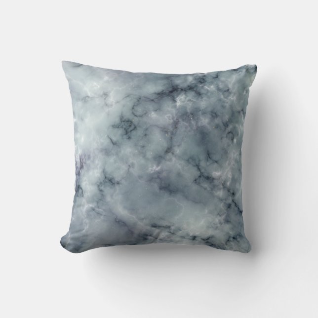 Coussin "Texture de marbre" "Conception de marbre sans cou (Recto)