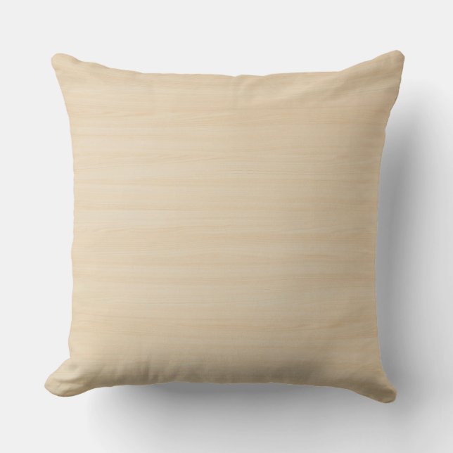 Coussin Texture du grain de bois (Recto)