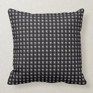 Coussin Texture en acier cloutée