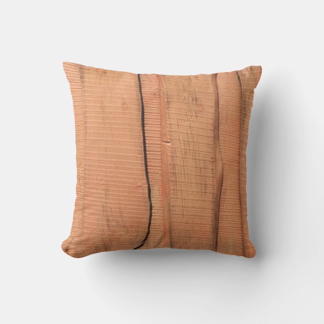 Coussin Texture en bois (Recto)