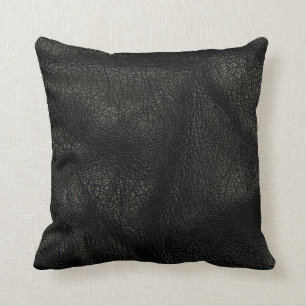 Coussin Texture en cuir réaliste