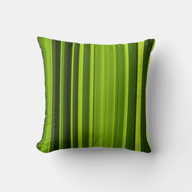 Coussin Texture feuille palmier (Recto)