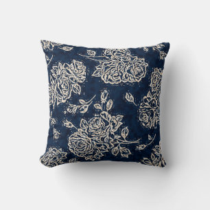 Coussin Texture florale répéter motif moderne fond, chauve