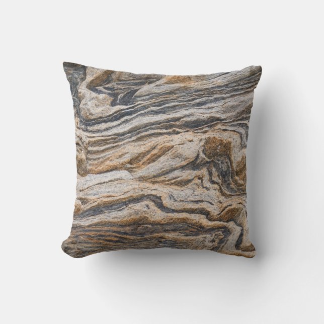 Coussin Texture marble abstract pattern (Recto)