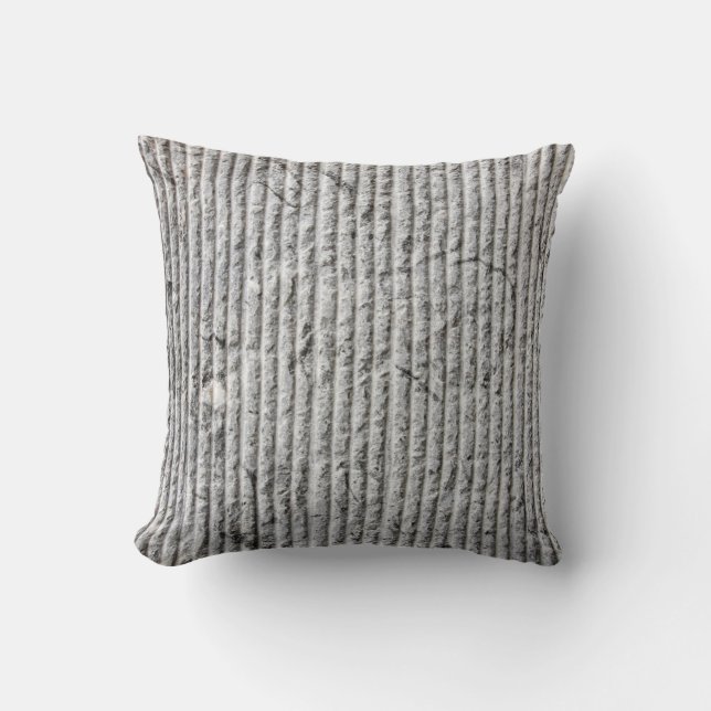 Coussin Texture murale en pierre grise. Texture du mur de  (Recto)