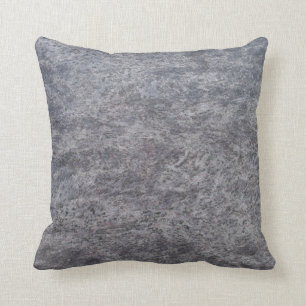 Coussin texturisé par marbre tacheté gris souten