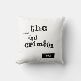 Coussin thaddeus & crimson
