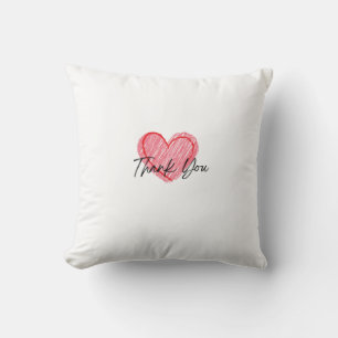 Coussin thank you throw pillow
