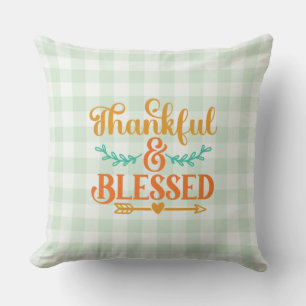 Coussin Thankful and Blessed