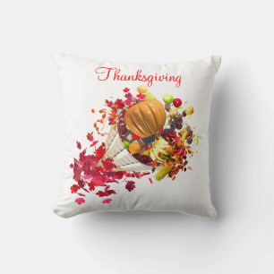 Coussin Thanksgiving Cornucopia