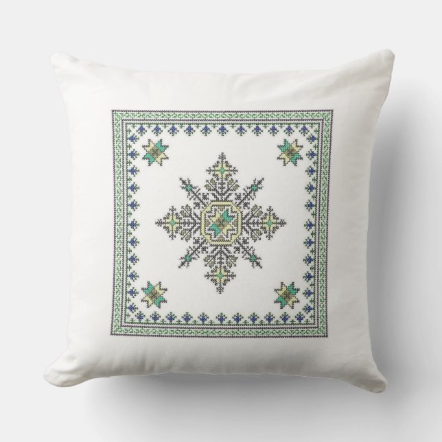 Coussin The Beauty of Moroccan Embroidery (Recto)