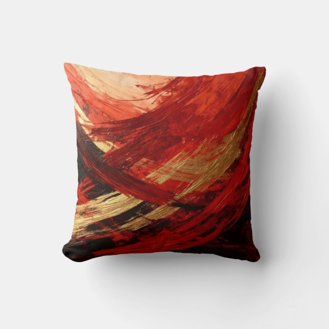 Coussin The Black & Red Sweep (Recto)