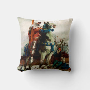 Coussin The Coming Lancaster par Howard Pyle
