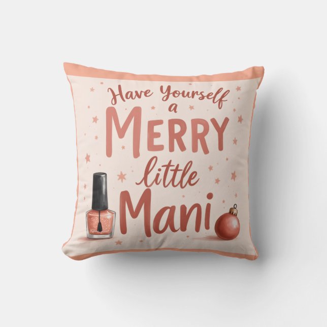 Coussin The perfect gift for those nail crazy friends (Recto)
