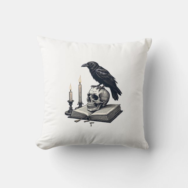 Coussin The Ravenwood Literary Society (Recto)