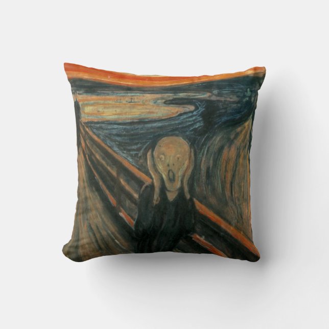 Coussin The Scream - Edvard Munch (Recto)
