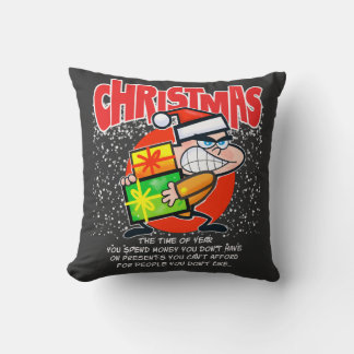 Coussin The tote bag for people who don't like Christmas