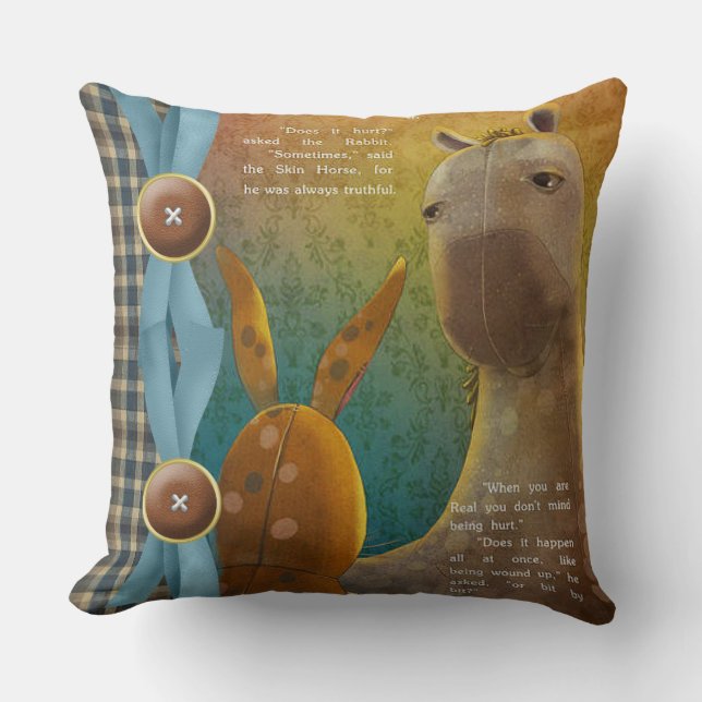 Coussin "The Velveteen Rabbit" LANCE PILLOW 20X2O (Recto)