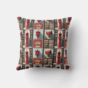 Coussin Thème postal classique Décor maison