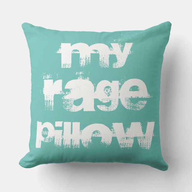 Coussin Thérapie de la rage bleue Poignée de guérison (Recto)