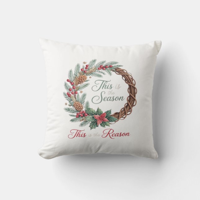 Coussin This Is The Season This Is The Christian Christmas (Recto)