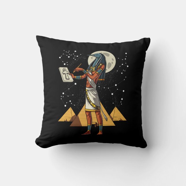 Coussin Thoth Egyptian God Ancienne Pyramides Mythologie (Recto)