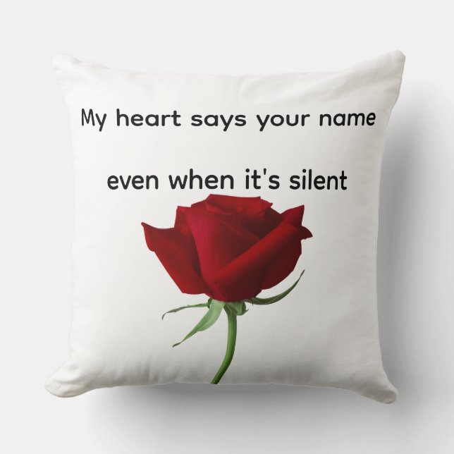 Coussin Throw Pillow (Recto)